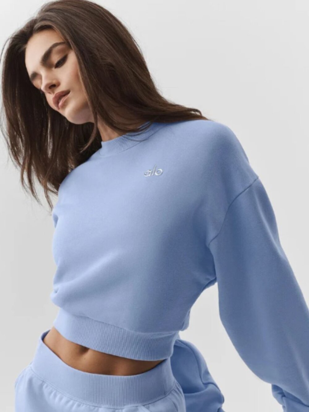 Cropped Accolade Crewneck